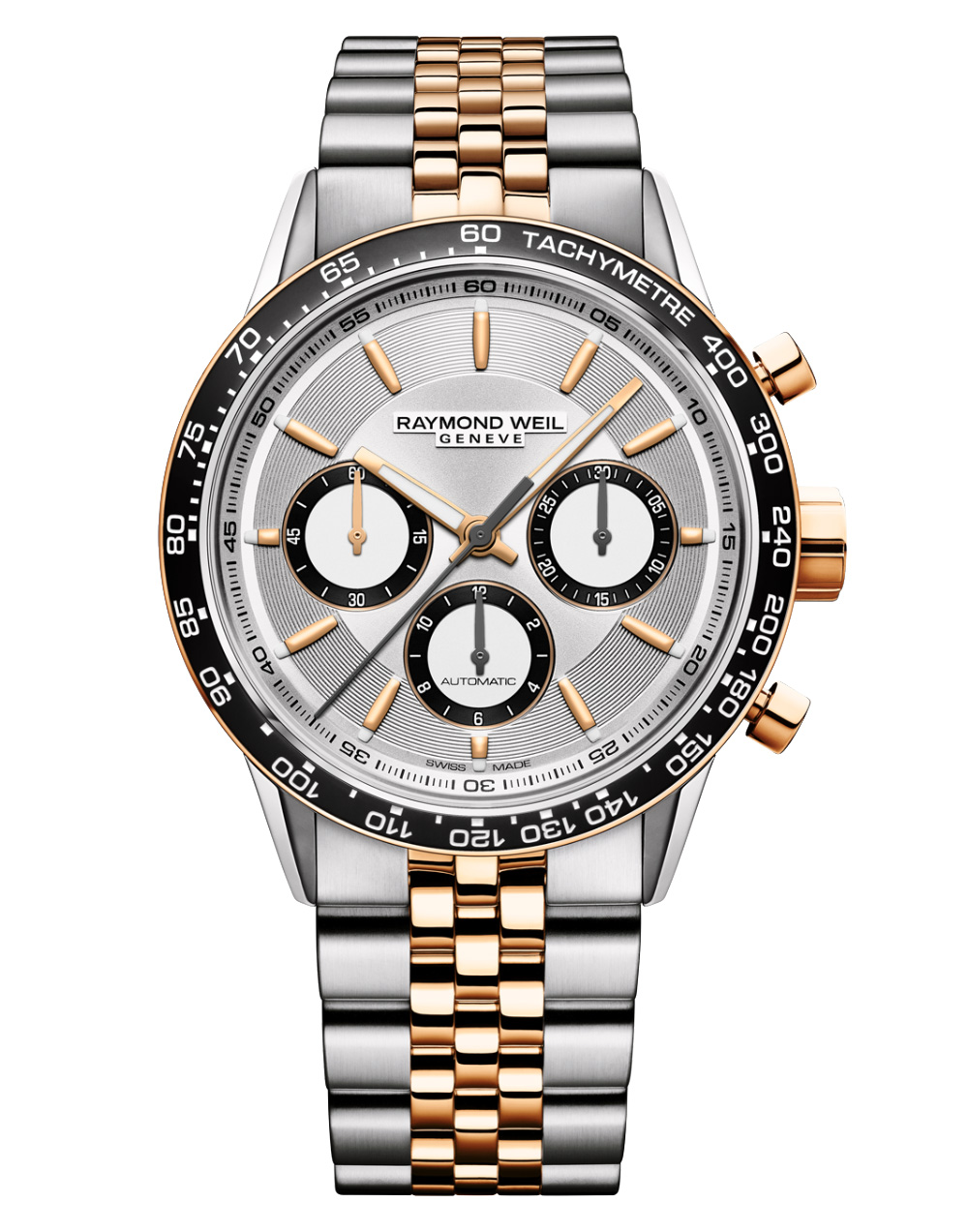 Freelancer Men’s 43.5mm, Automatic Chronograph Calibre RW5030, Stainless Steel & Rose Gold PVD Bracelet